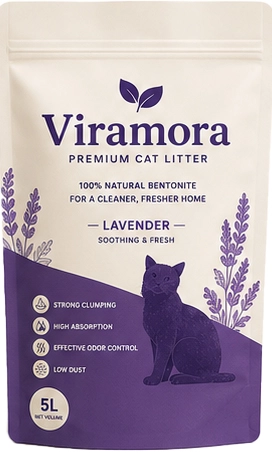 Lavender Cat Litter bag