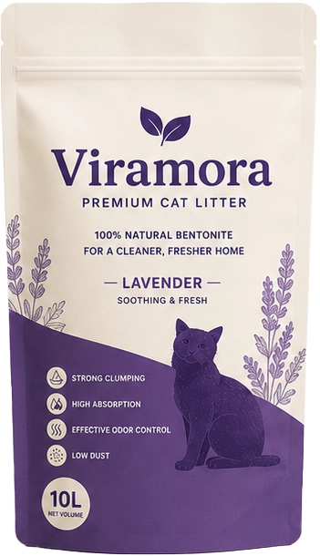 Lavender Cat Litter bag